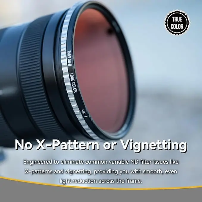 Nisi Swift True Color Nd-Vario 67/72/77Mm 1-5 Stops (ND2-ND32) Variable ND Filte