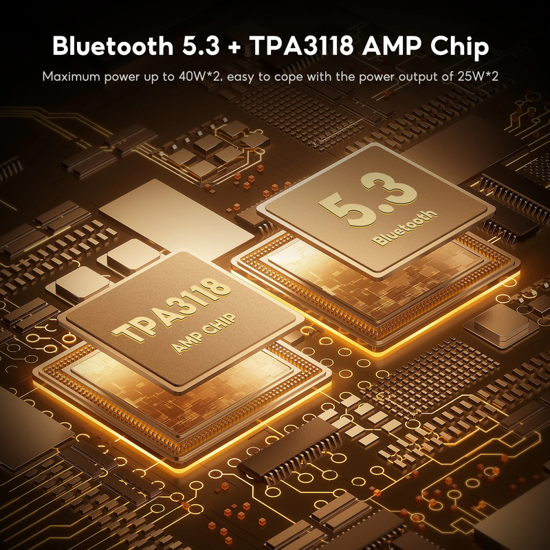 S30 Active Bookshelf Speakers Bluetooth 5.3 Wooden 100W Studio Monitor Speakers