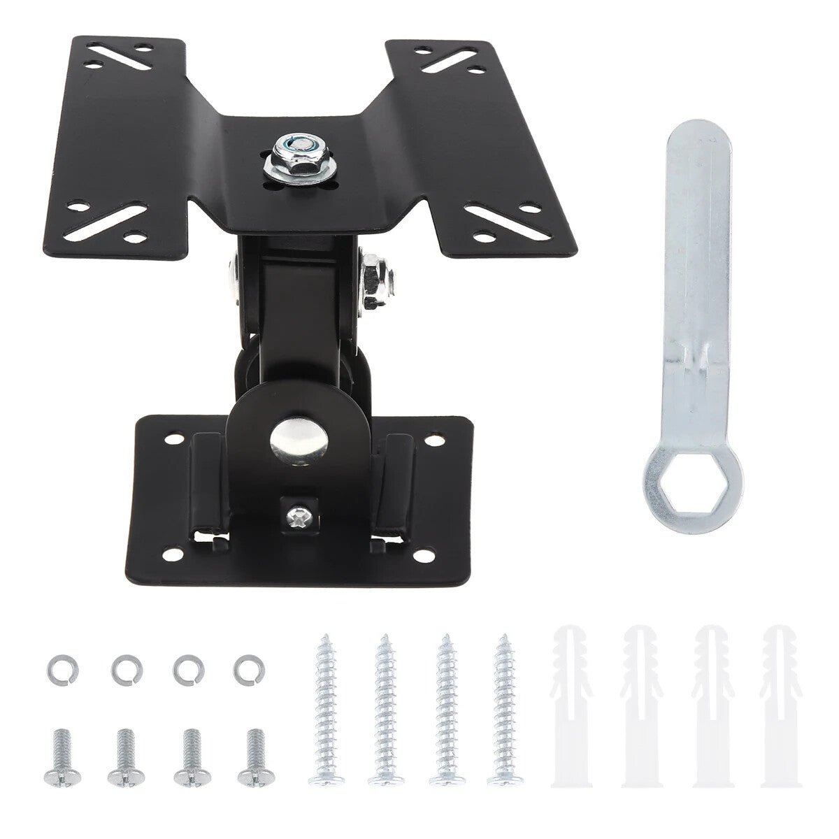Universal Adjustable TV Wall Mount Bracket Flat Panel 180 Degree Rotation with