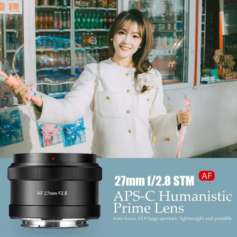 7Artisans 27Mm F2.8 Auto Focus Camera Lens for Sony E Nikon Z Fuji X Mount APS-C
