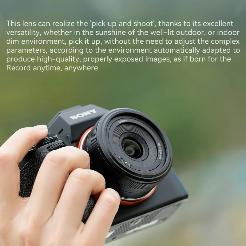 7Artisans 18Mm F5.6 Full Frame Fixed-Focus Wide Angle Aperture Lens for Sony E Z