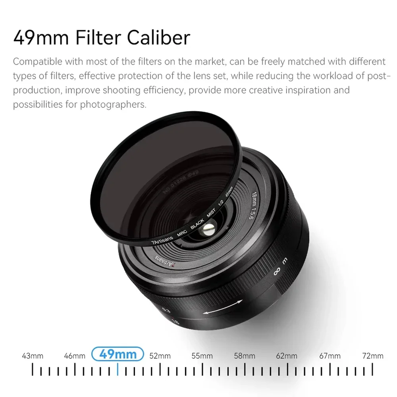 7Artisans 18Mm F5.6 Full Frame Fixed-Focus Wide Angle Aperture Lens for Sony E Z