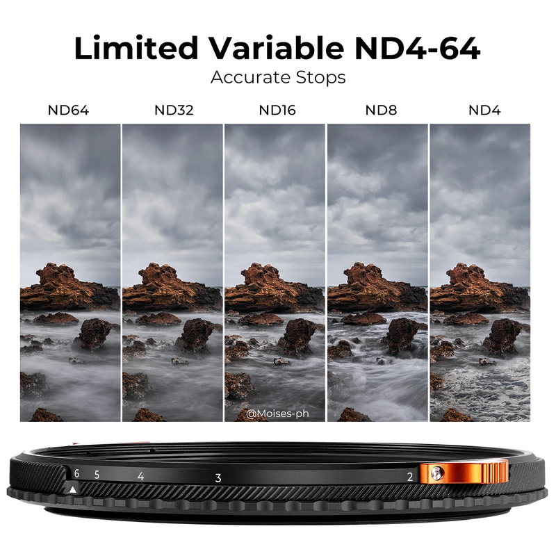 2 in 1 Filter ND4 to ND64 Variable Nano X Camera Lenses Filters ND CPL Circular