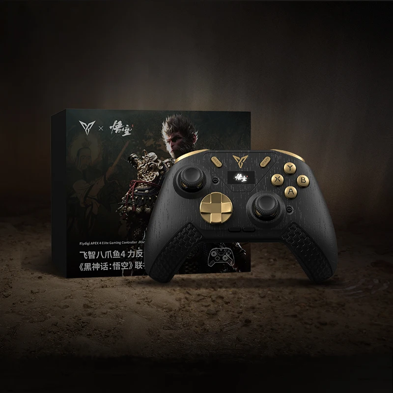 APEX4 Black Myth Wukong Wireless Game Controller Force Feedback Alloy Rocker Gam