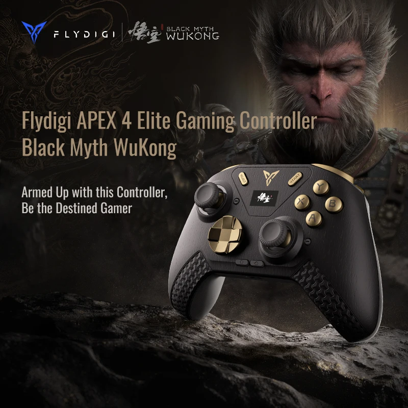 APEX4 Black Myth Wukong Wireless Game Controller Force Feedback Alloy Rocker Gam