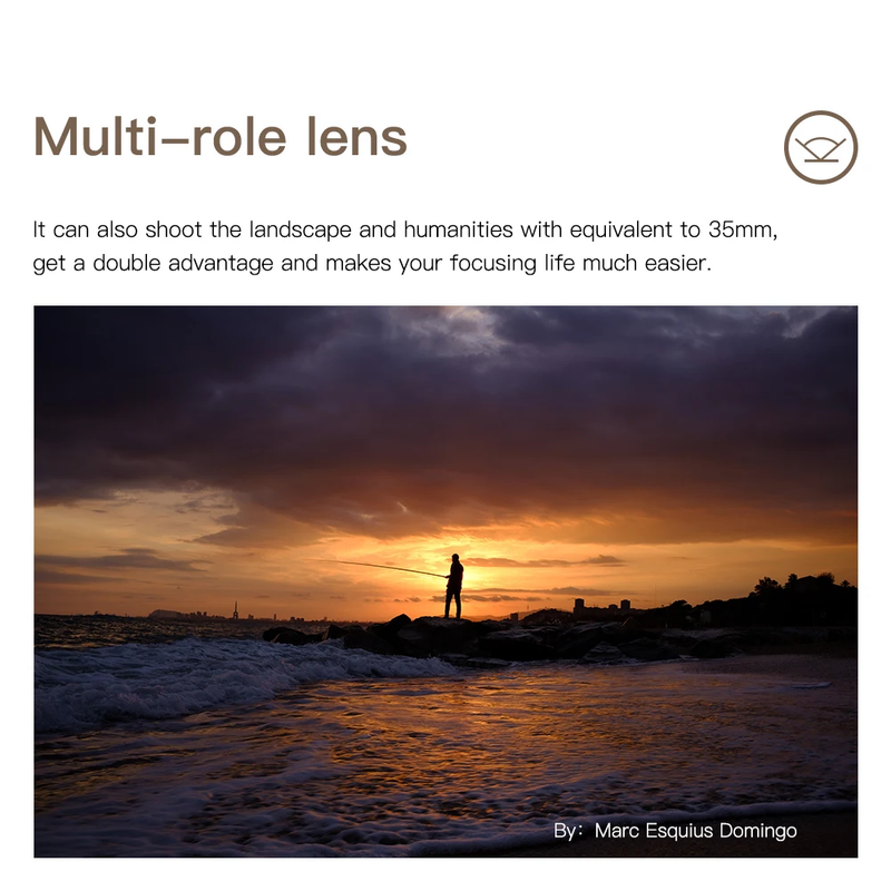 Ttartisan 23Mm F1.4 Camera Lens Manual Focus for Canon RF Mount like EOS R RP R5