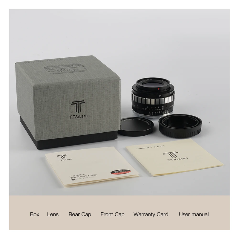Ttartisan 23Mm F1.4 Camera Lens Manual Focus for Canon RF Mount like EOS R RP R5
