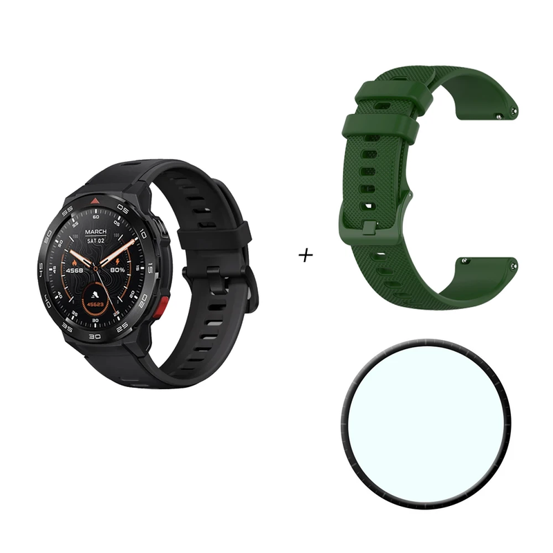 GS Pro Smartwatch GPS Positioning 1.43Inch AMOLED HD Screen 5ATM Waterproof Blue