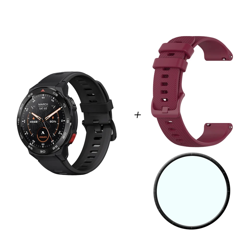 GS Pro Smartwatch GPS Positioning 1.43Inch AMOLED HD Screen 5ATM Waterproof Blue