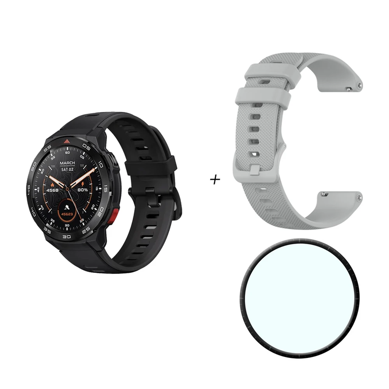 GS Pro Smartwatch GPS Positioning 1.43Inch AMOLED HD Screen 5ATM Waterproof Blue