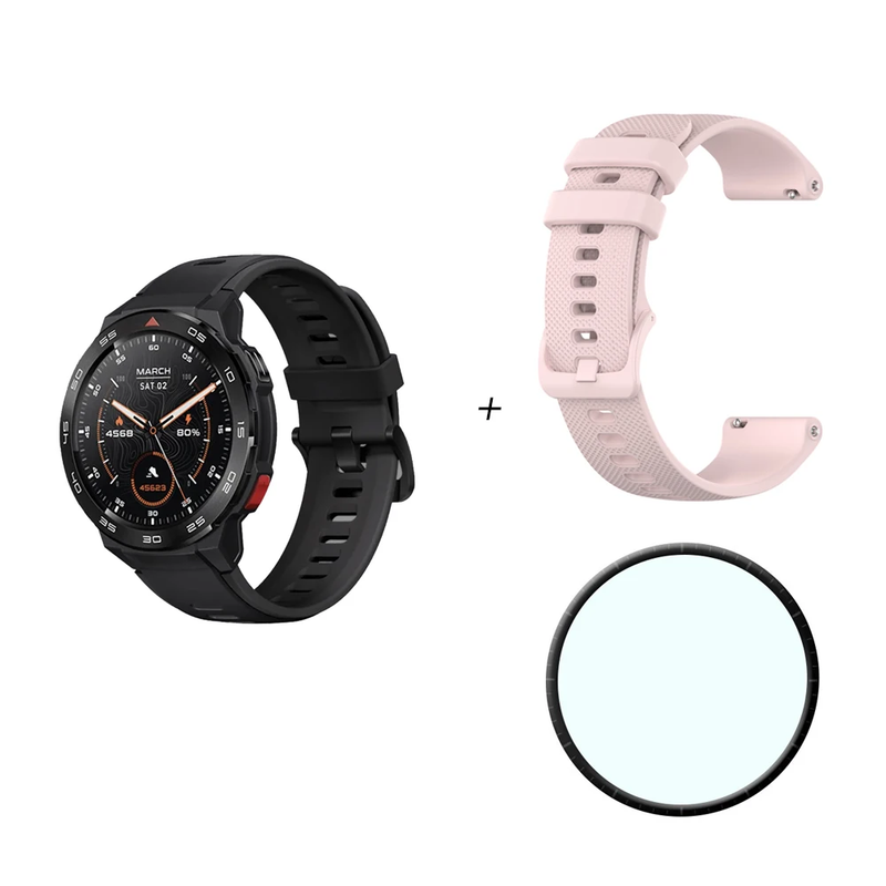 GS Pro Smartwatch GPS Positioning 1.43Inch AMOLED HD Screen 5ATM Waterproof Blue