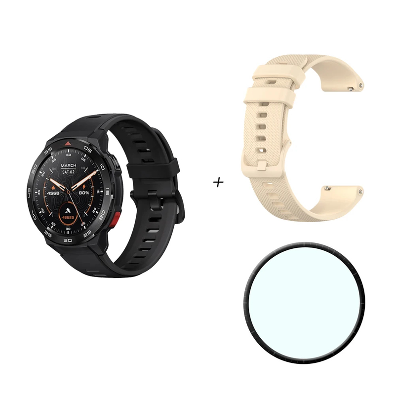 GS Pro Smartwatch GPS Positioning 1.43Inch AMOLED HD Screen 5ATM Waterproof Blue