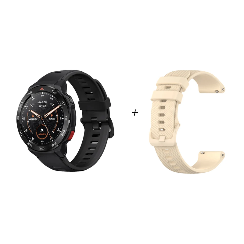 GS Pro Smartwatch GPS Positioning 1.43Inch AMOLED HD Screen 5ATM Waterproof Blue