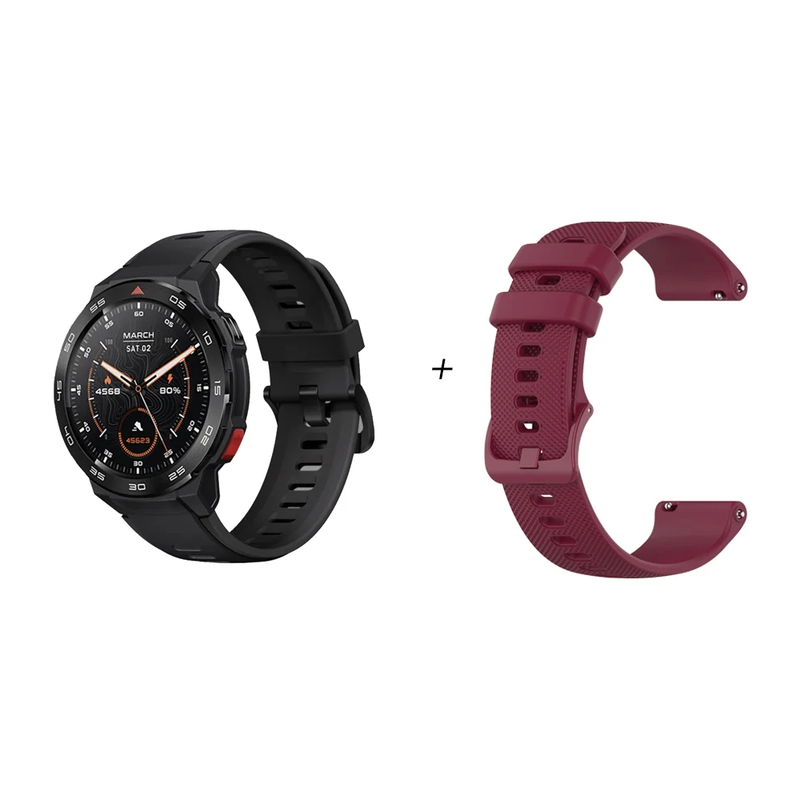 GS Pro Smartwatch GPS Positioning 1.43Inch AMOLED HD Screen 5ATM Waterproof Blue