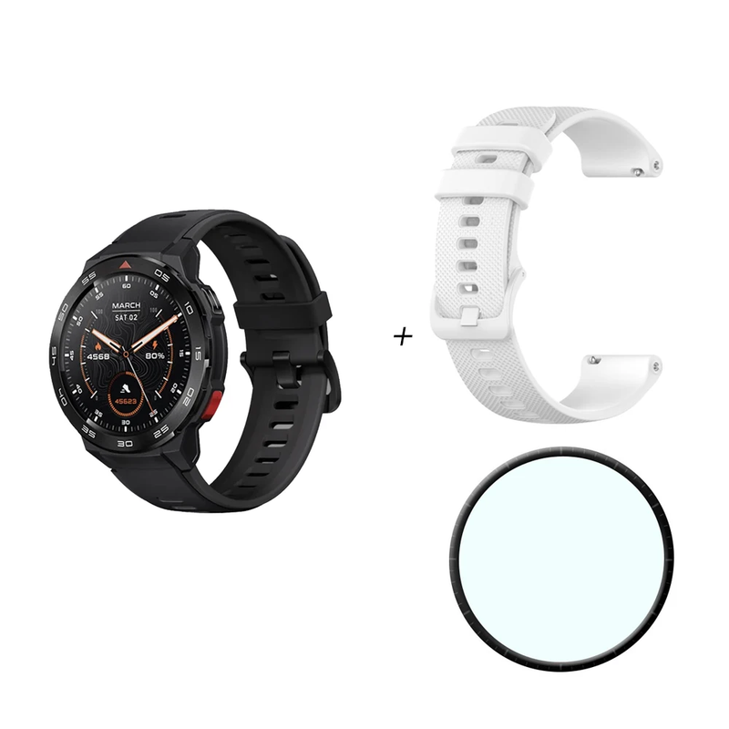 GS Pro Smartwatch GPS Positioning 1.43Inch AMOLED HD Screen 5ATM Waterproof Blue