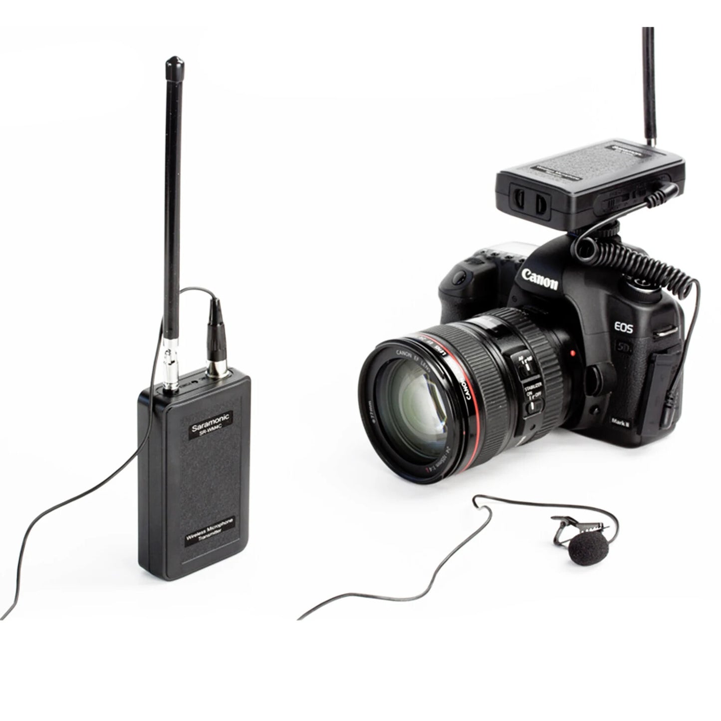 Saramonic SR-WM4C Compact and Lightweight VHF Wireless Microphone for Film
