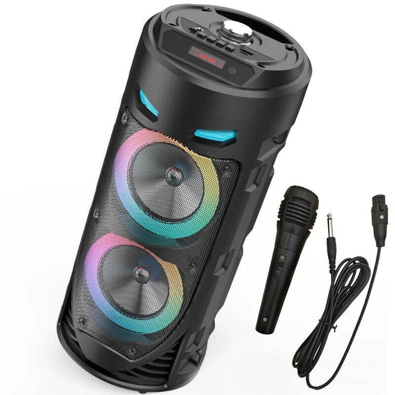 30W Wireless Column Big Power Stereo Portable Bluetooth Speaker Subwoofer Bass