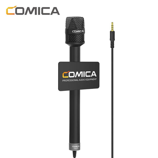 COMICA HRM-S Reporter/Interview Microphone for Smartphone is specially designed