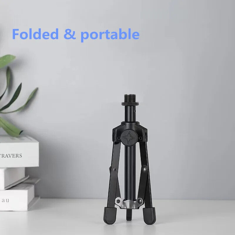 1PC Microphone Stand Metal Tripod Bracket For MV7 MV7X Professional Condenser