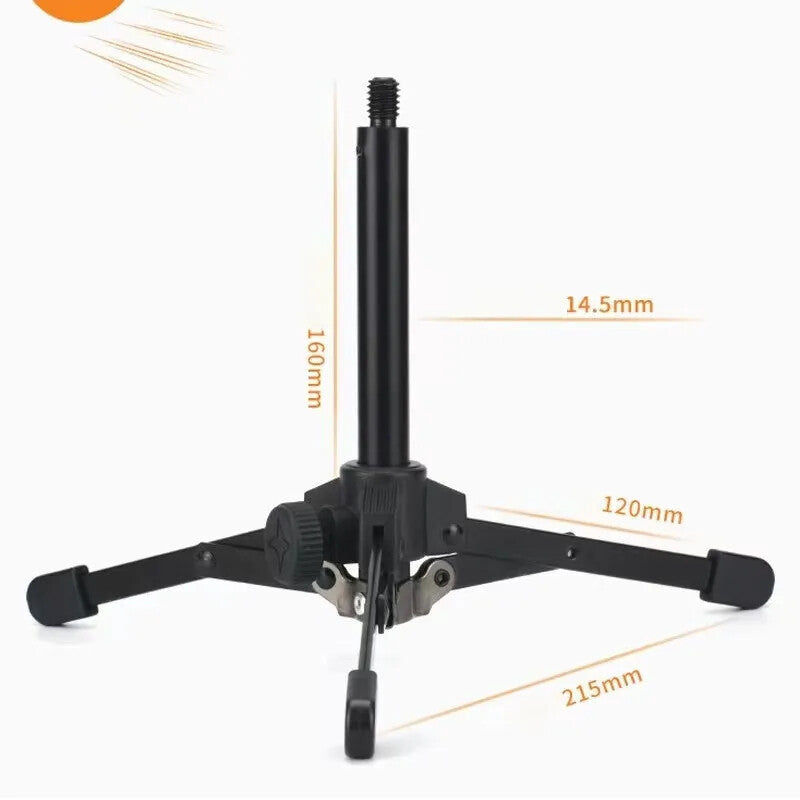 1PC Microphone Stand Metal Tripod Bracket For MV7 MV7X Professional Condenser