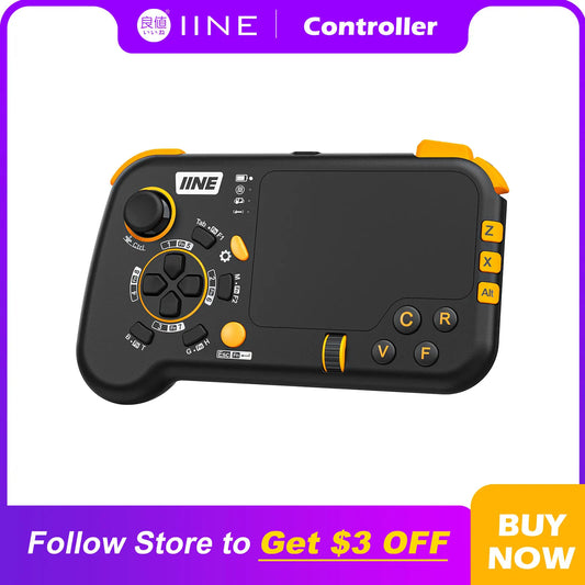 IINE Ungrade Wireless Mouse-Pad Controller As Keyboard and Mouse Combo Set with