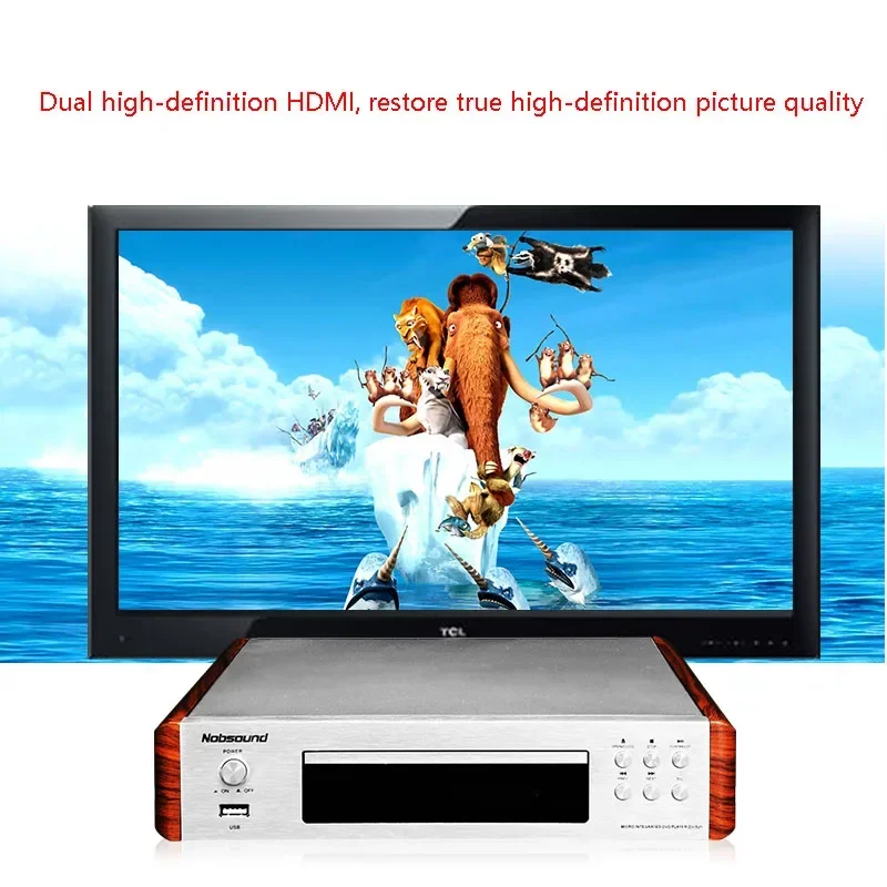 DVD/CD Player Retro EVD/VCD/CD Home Player 5.1 Channel USB Read 1080P Home Theat