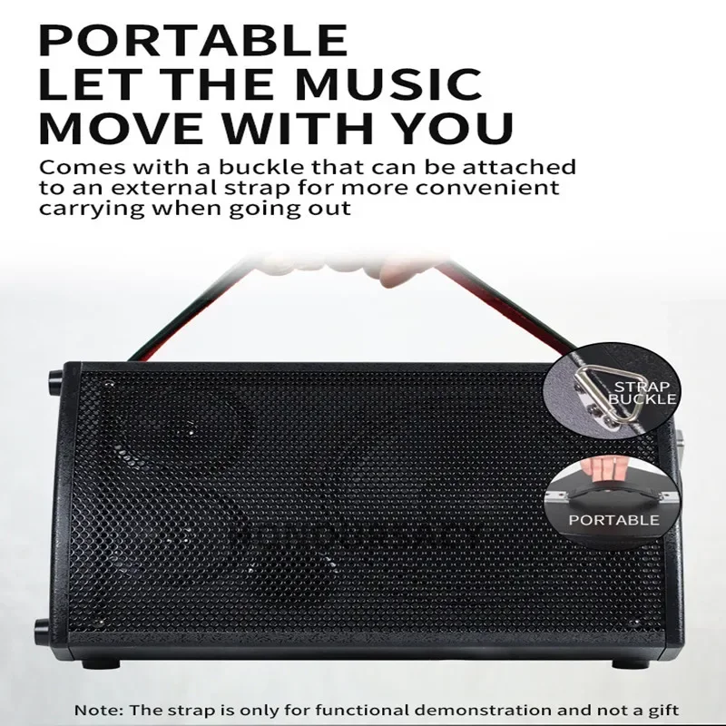 100W High-Power Electric Guitar Amplifier Portable Bluetooth Speaker Outdoor Mul