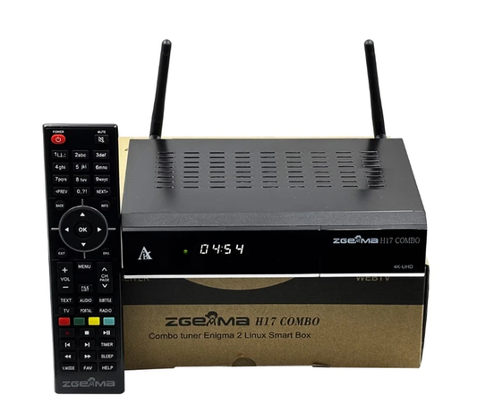 [Genuine]2025Newest ZGEMMA H17 COMBO 4K UHD-2160P Dual-Mode Satellite TV Receive