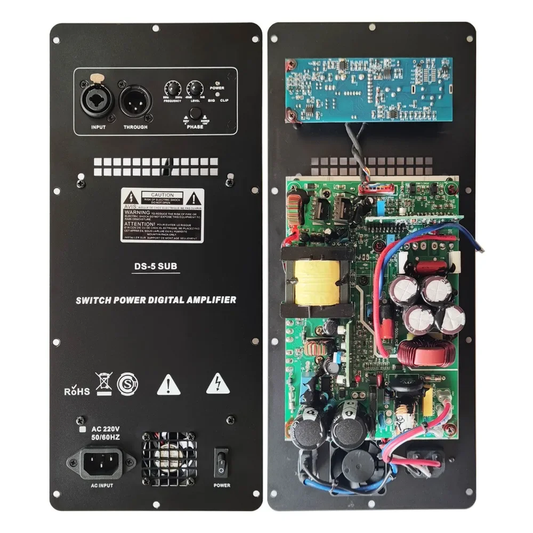 110V 220V Class D 500W Digital Heavy Power Amplifier Hifi Audio Module Active Pu