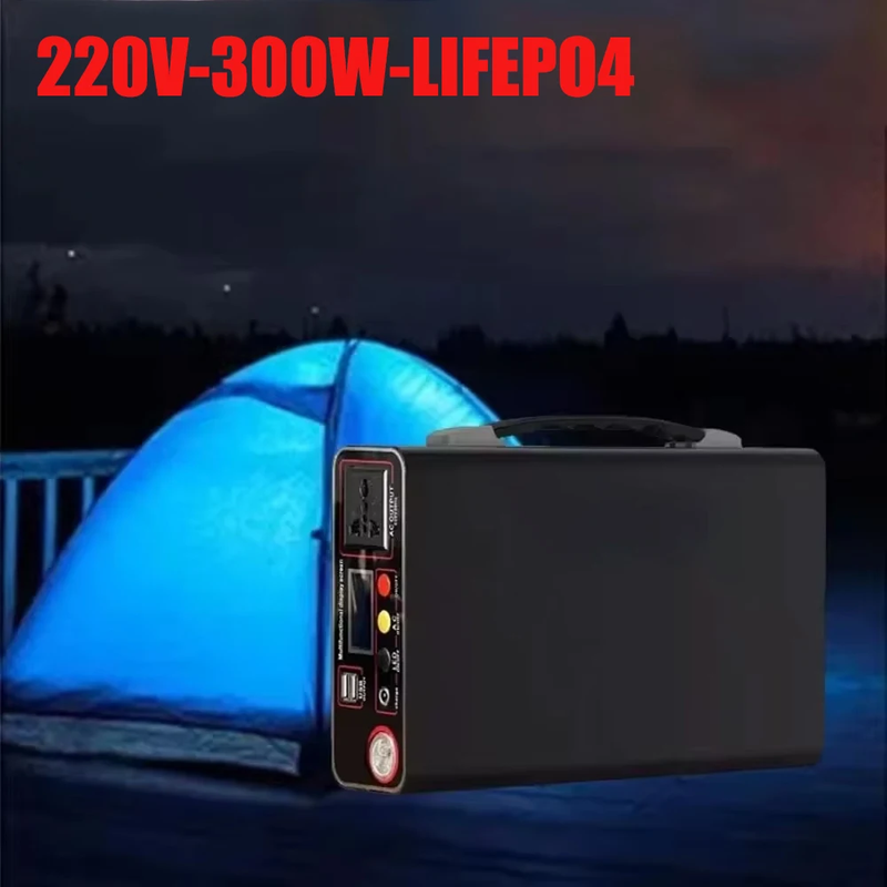 90Ah 300W 220V Lifepo4 Power Bank External Power Bank Home Outdoor Camping Lapto