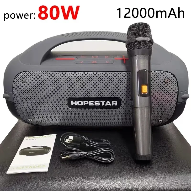 Hopestar A50 80W Bluetooth Speaker High Power Outdoor Portable Wireless Column M
