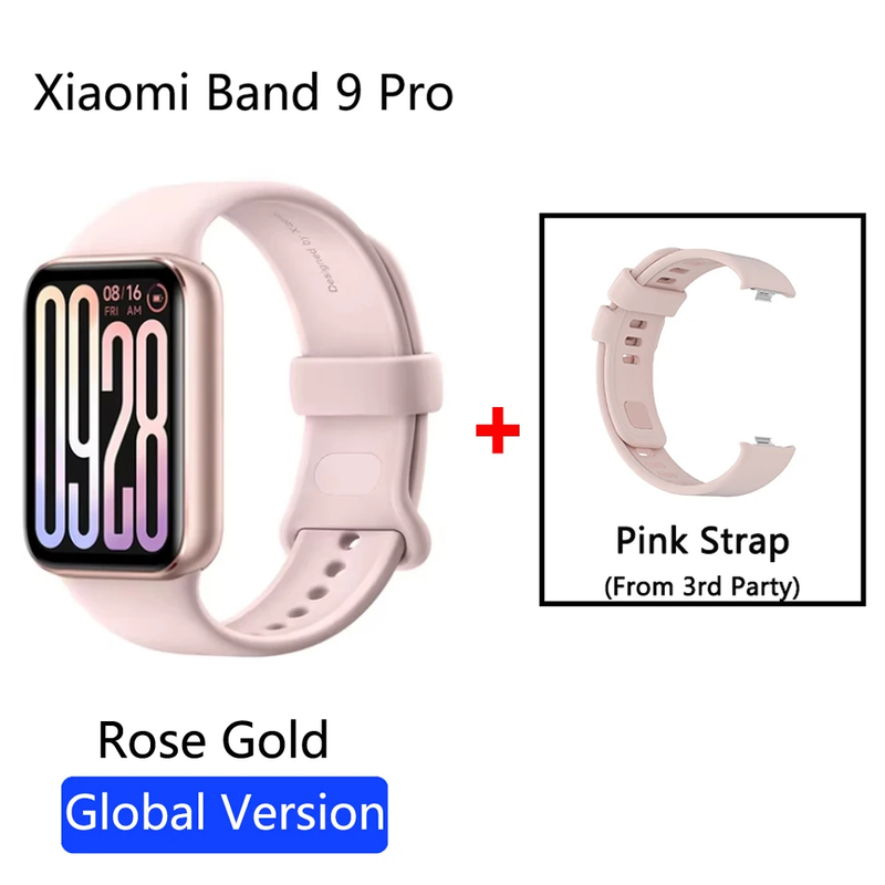 Global Version  Smart Band 9 Pro 1.74'' Display 21-Day Battery Life Built-In GNS