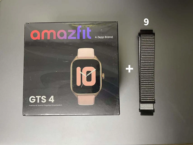 Free Smart Watch Strap + GTS 4 Women Smartwatch Zepp OS 42Mm GPS Alexa Built-In