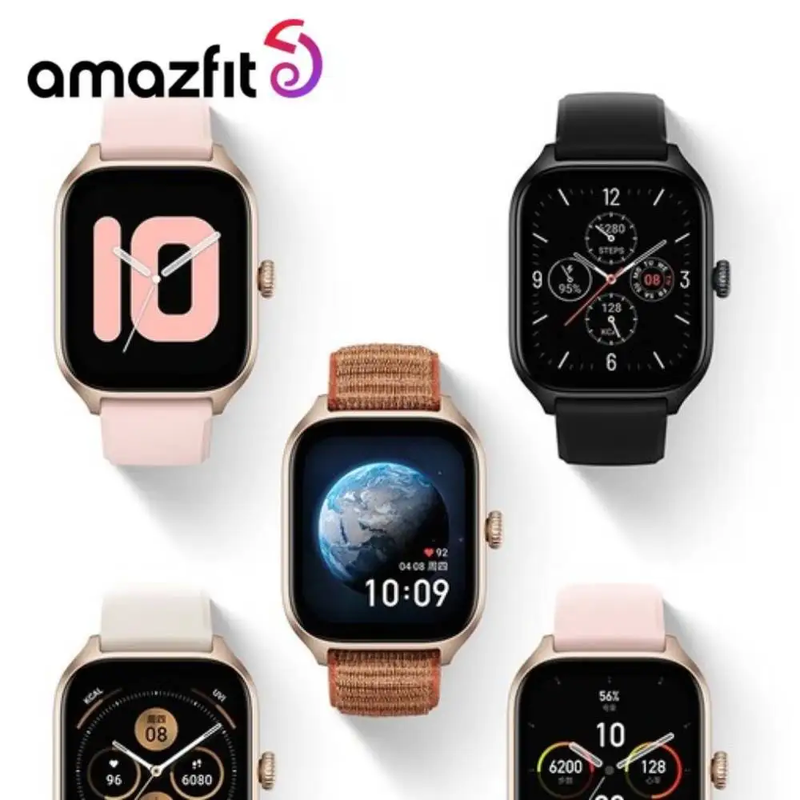 Free Smart Watch Strap + GTS 4 Women Smartwatch Zepp OS 42Mm GPS Alexa Built-In