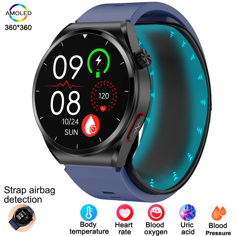For Huawei GT 2025 New Air Pump Smart Watch Health Watch Heart Rate Thermometer