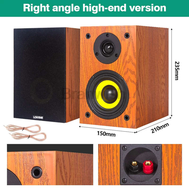 120W High-Power High-Fidelity Speaker Home HIFI Fever Passive Audio Home Theater