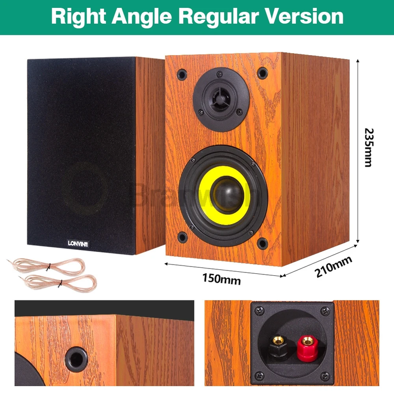 120W High-Power High-Fidelity Speaker Home HIFI Fever Passive Audio Home Theater