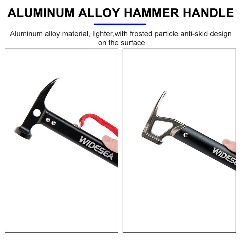 Camping Hammer Stainless Steel Copper Outdoor Tent Peg Stake Mallet with Stake P