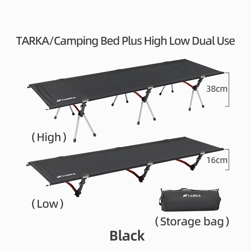 Portable Camping Cot Lightweight Collapsible Sleeping Bed Tourist Hiking Backpac