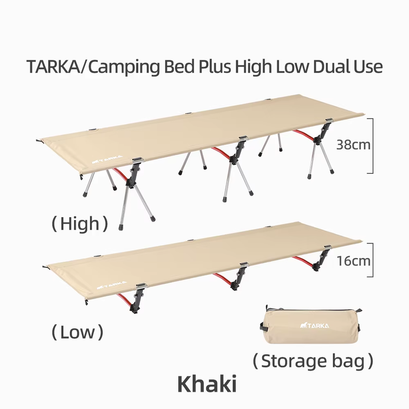 Portable Camping Cot Lightweight Collapsible Sleeping Bed Tourist Hiking Backpac