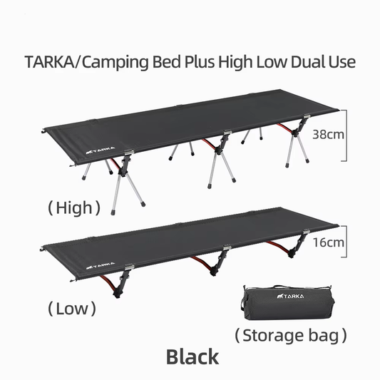 Portable Camping Cot Lightweight Collapsible Sleeping Bed Tourist Hiking Backpac