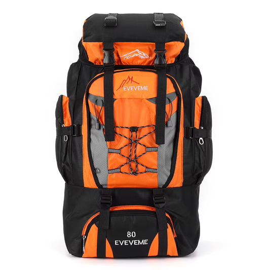 80L Travel Backpack Camping Bag for Men Large Hiking Bag Tourist Rucksack Waterp