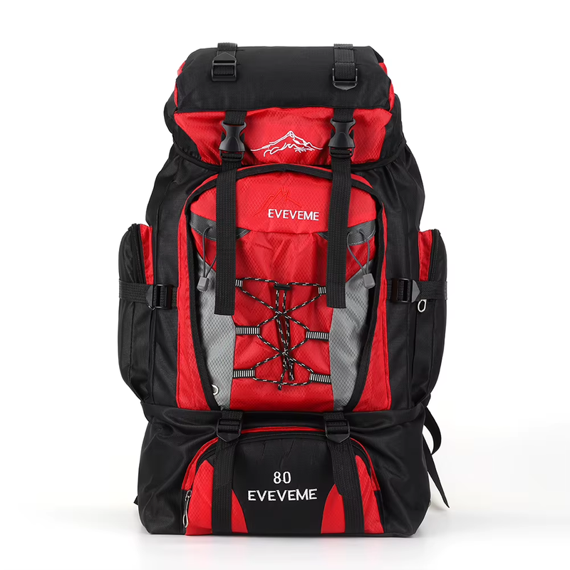 80L Travel Backpack Camping Bag for Men Large Hiking Bag Tourist Rucksack Waterp