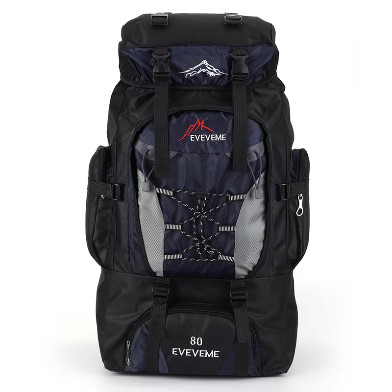 80L Travel Backpack Camping Bag for Men Large Hiking Bag Tourist Rucksack Waterp