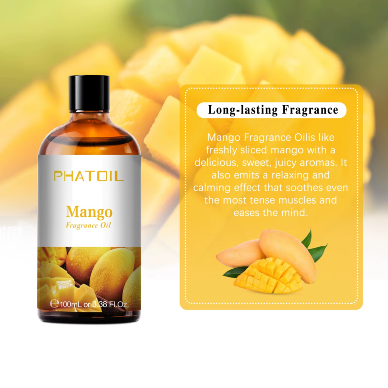 100ML Coconut Peach Blueberry Mango Fragrance Oil Apple Banana Grape Lemon Aroma