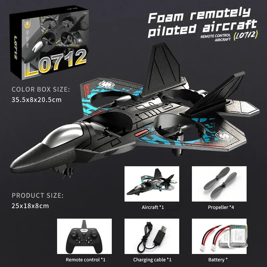 L0712 RC Plane 2.4G Remote Control Aircraft Gravity Sensing Helicopter Glider wi