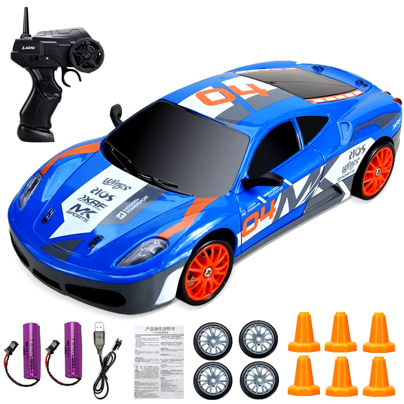 2.4G Drift Rc Car 4WD RC Drift Car Toy Remote Control GTR Model AE86 Vehicle Car