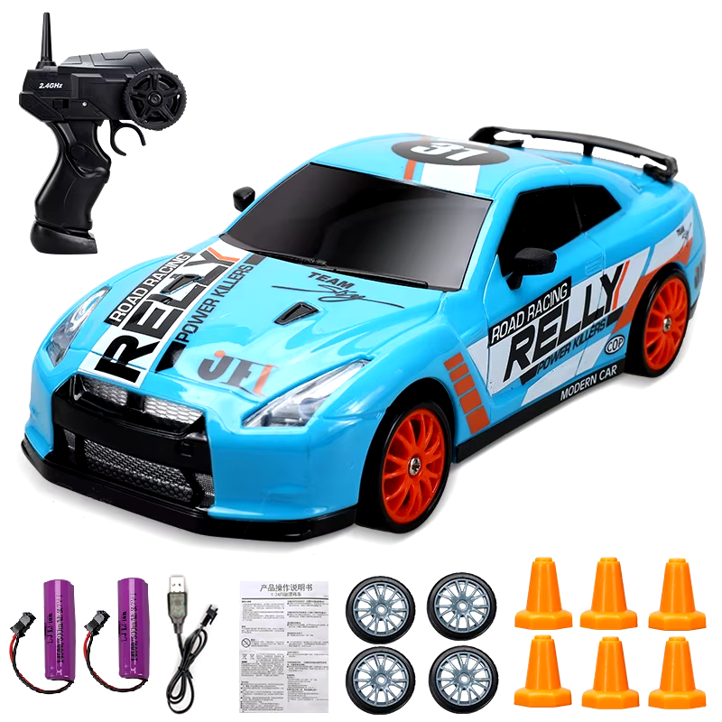 2.4G Drift Rc Car 4WD RC Drift Car Toy Remote Control GTR Model AE86 Vehicle Car