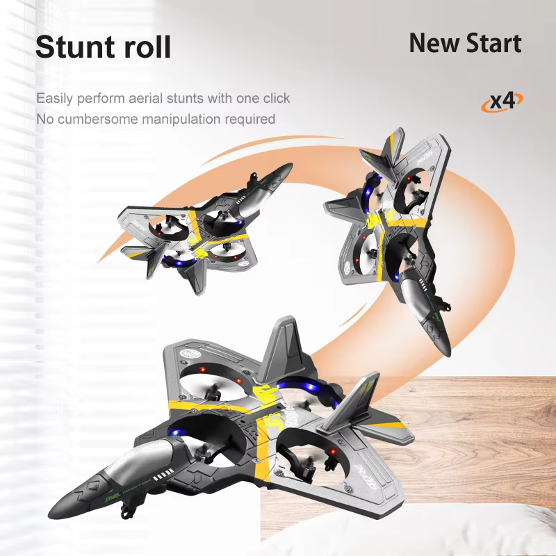 V17 RC Plane 2.4G Radio Control Fighter Hobby Plane Glider Airplane EPP Foam Rem