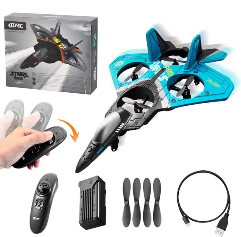 V17 RC Plane 2.4G Radio Control Fighter Hobby Plane Glider Airplane EPP Foam Rem